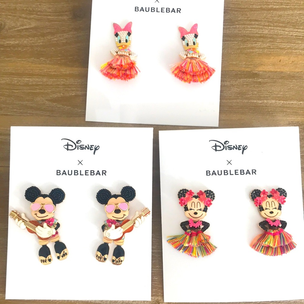 Disney x Bauble Bar Mickey earrings